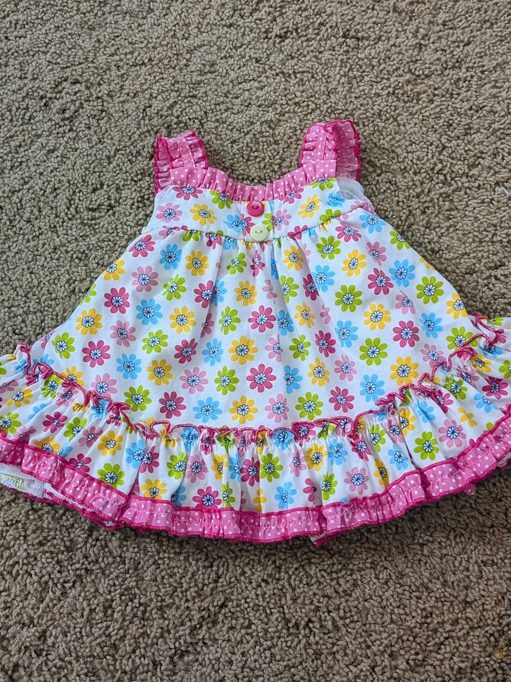 Lucy and Jorge Moda Kids Floral Baby Dress/Top